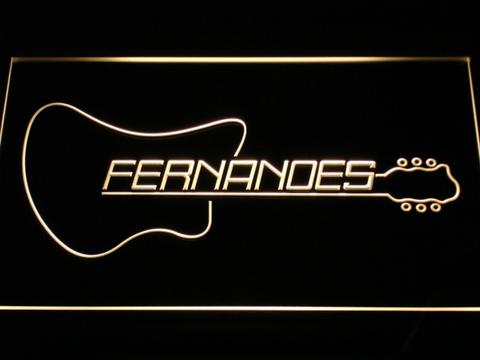 Fernandes Guitar 2 LED Neon Sign